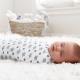 aden+anais Otulacz muślinowy TWINKLE STAR GREY 4 szt.