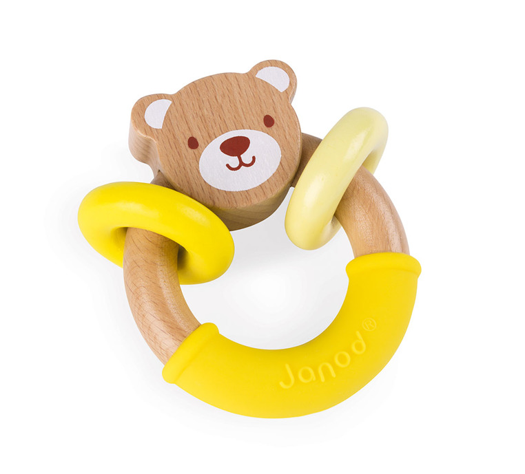 Janod Grzechotka Baby Pop Miś