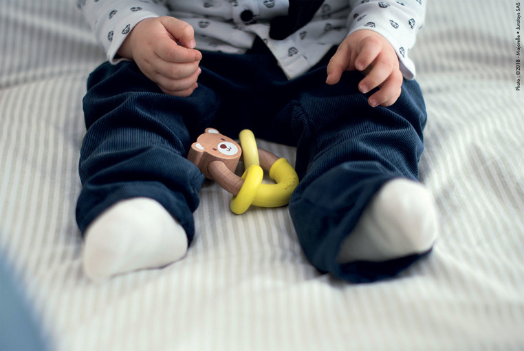 Janod Grzechotka Baby Pop Miś