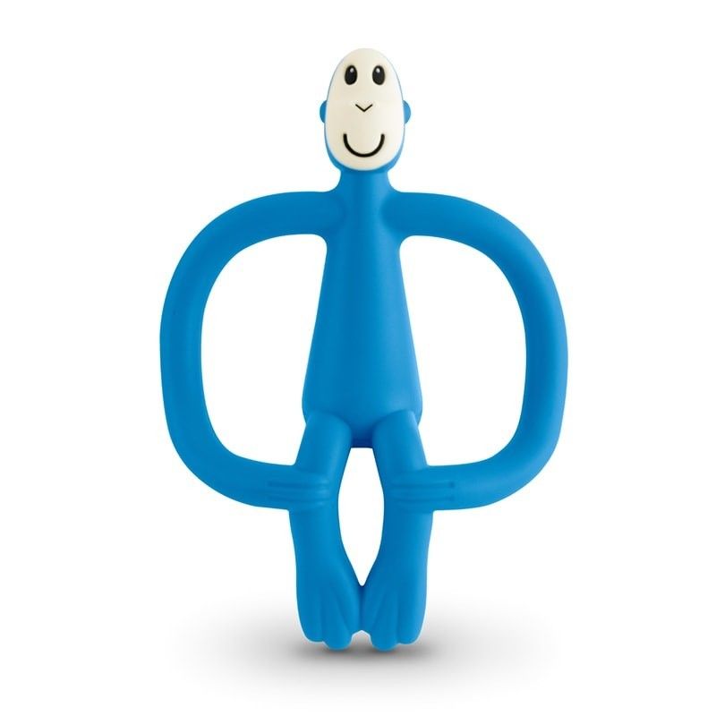 MATCHSTICK MONKEY Gryzak ze szczoteczką niebieski