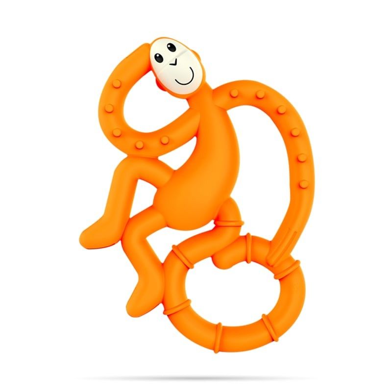 MATCHSTICK MONKEY Mini gryzak pomarańczowy