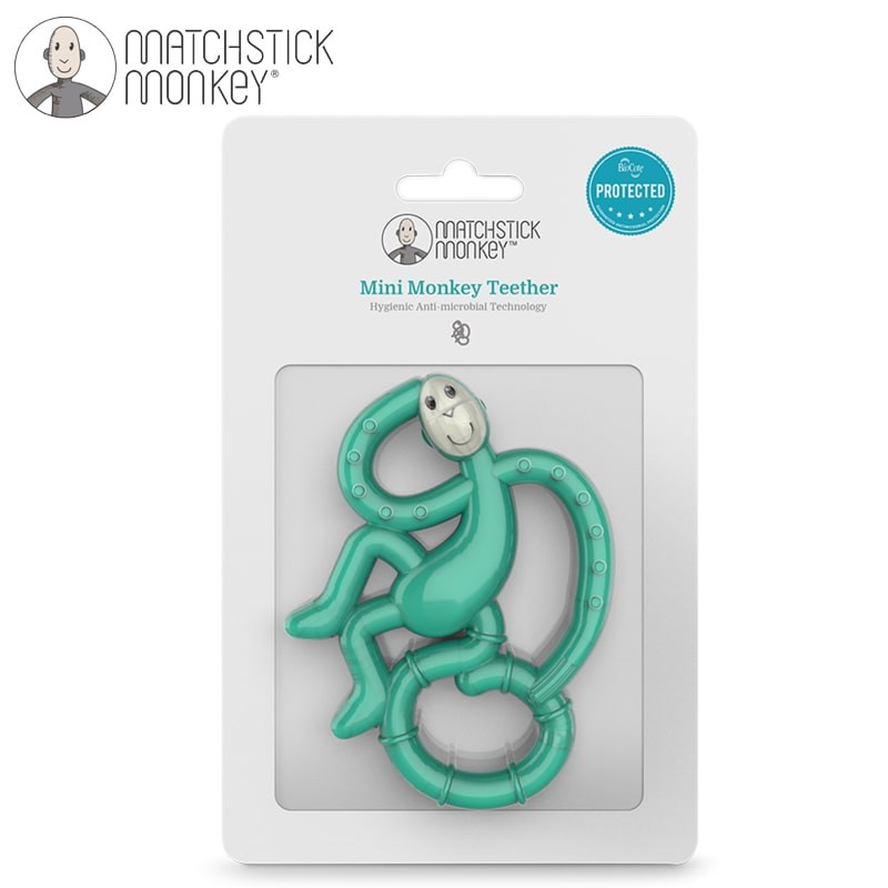 MATCHSTICK MONKEY Mini gryzak zielony