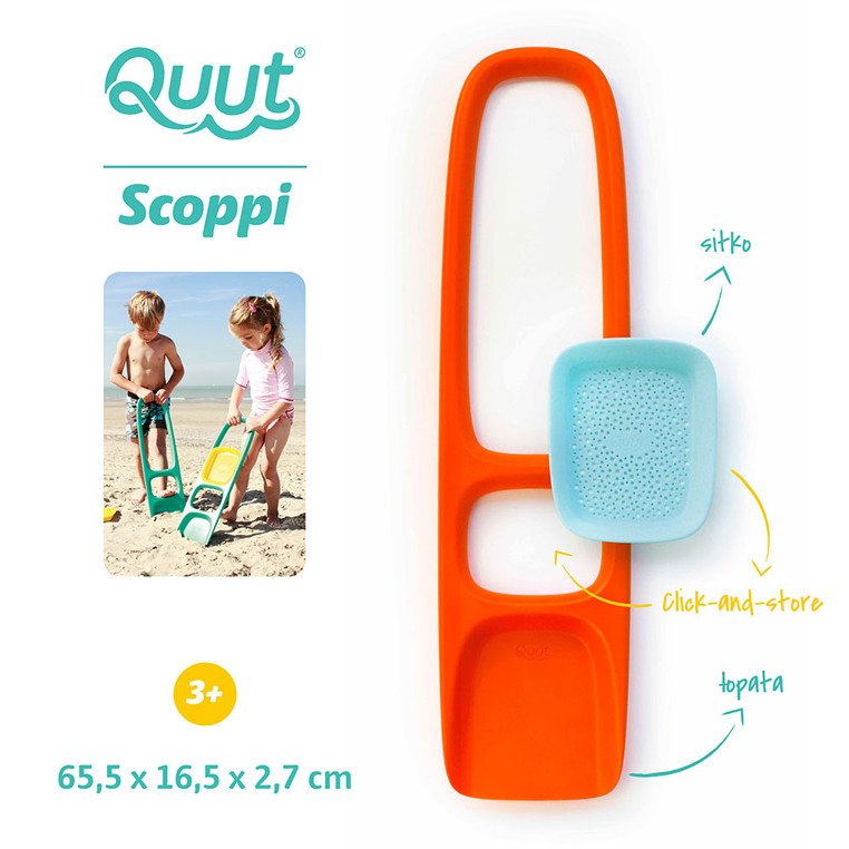 QUUT Łopatka z sitkiem Scoppi Mighty Orange