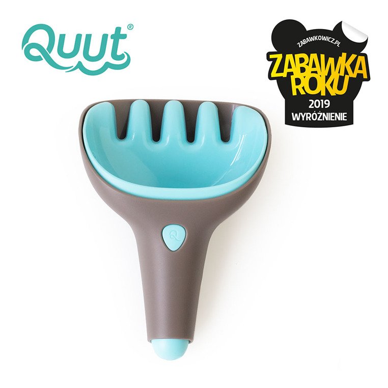 QUUT Zestaw łopatka i grabki Raki Bungee Grey Vintage Blue