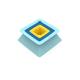 QUUT Zestaw 3 foremek do piasku Piramida Pira Vintage Blue Deep Blue Yellow