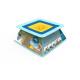 QUUT Zestaw 3 foremek do piasku Piramida Pira Vintage Blue Deep Blue Yellow