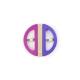 TEGU Drewniane klocki magnetyczne BABY AND TODDLER Swivel Bug Pink Purple