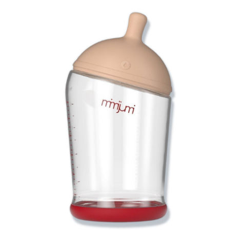 MIMIJUMI Butelka dla niemowląt 240 ml (smoczek poziom 1)