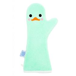 BABY SHOWER GLOVE Rękawiczka antypoślizgowa pod prysznic zielona