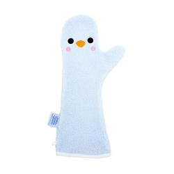 BABY SHOWER GLOVE Rękawiczka antypoślizgowa pod prysznic niebieska