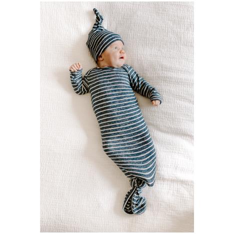 aden+anais Śpiworek dzianinowy SNUGGLE KNIT NAVY STRIPE
