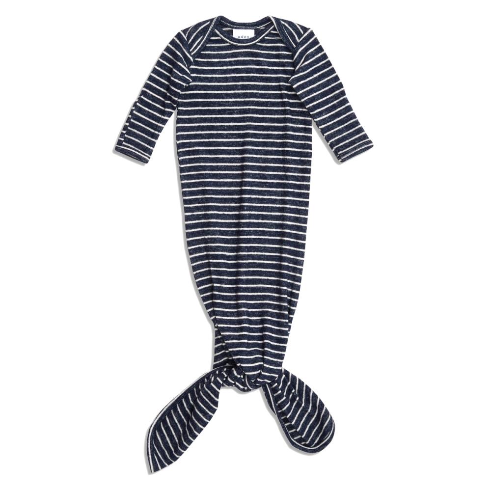 aden+anais Śpiworek dzianinowy SNUGGLE KNIT NAVY STRIPE