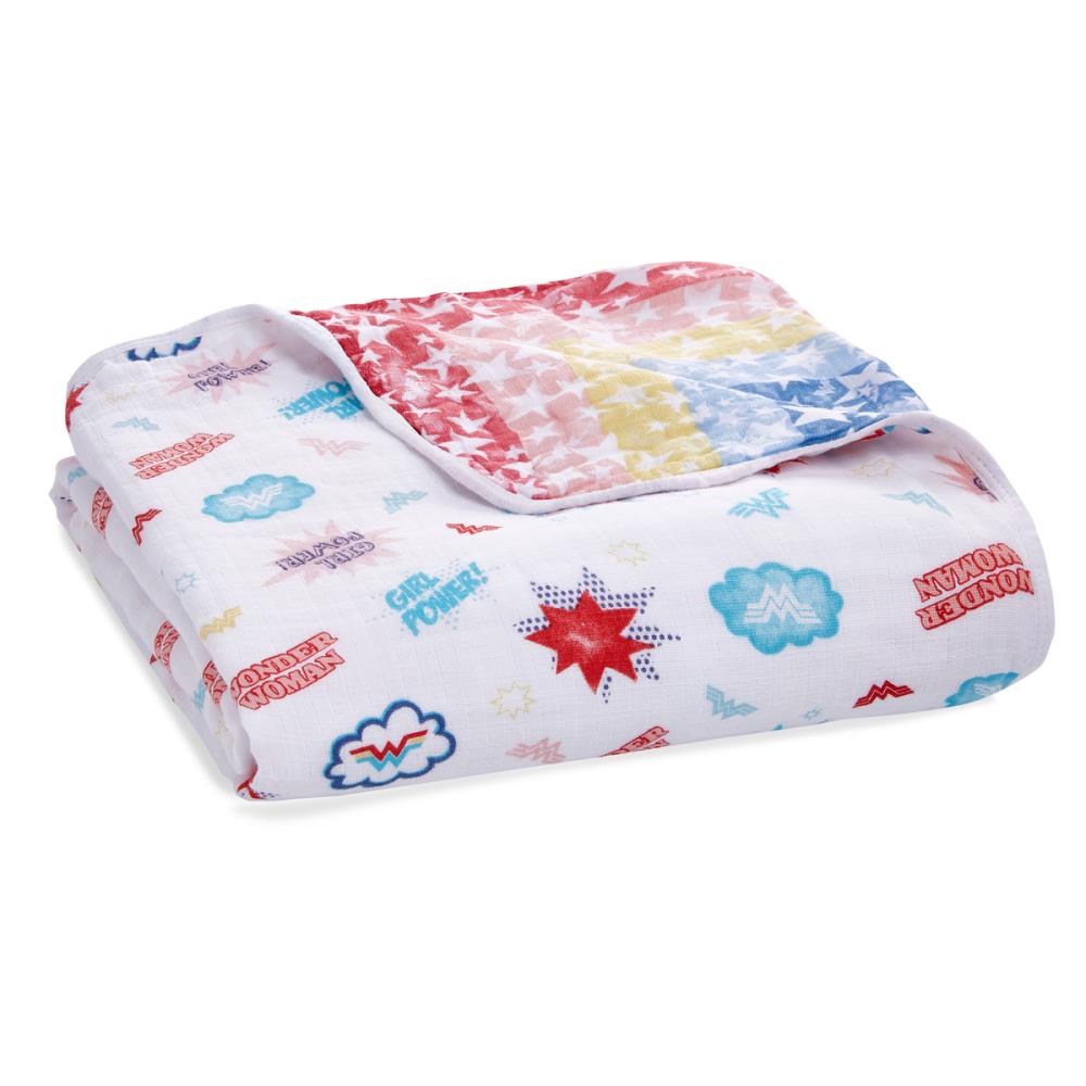 aden+anais ESSENTIALS Kołderka muślin WONDER WOMAN