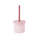 MinikOiOi silikonowy bidon i pojemnik na przekąski PINKY PINK/VELVET ROSE