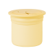 MinikOiOi silikonowy bidon i pojemnik na przekąski MELLOW YELLOW/GREY