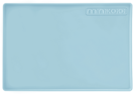 MinikOiOi Silikonowa mata pod talerzyk MINERAL BLUE