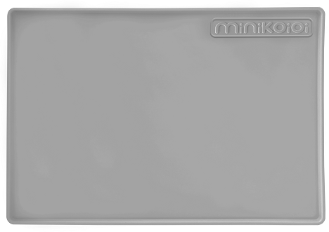 MinikOiOi Silikonowa mata pod talerzyk POWDER GREY