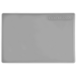 MinikOiOi Silikonowa mata pod talerzyk POWDER GREY