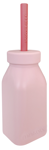MinikOiOi Silikonowy bidon PINKY/PINK/VELVET ROSE