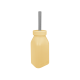 MinikOiOi Silikonowy bidon MELLOW YELLOW/POWDER GREY