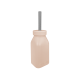 MinikOiOi Silikonowy bidon BUBBLE BEIGE/POWDER GREY