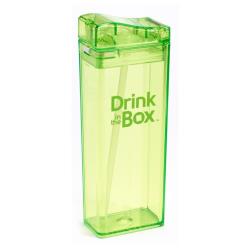 DRINK IN THE BOX CLASSIC Bidon ze słomką GREEN 350 ml