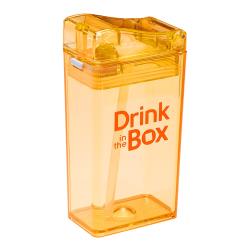 DRINK IN THE BOX CLASSIC Bidon ze słomką ORANGE 240 ml